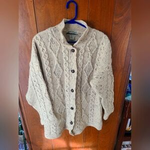 Irish Wool Sweater/Cardigan